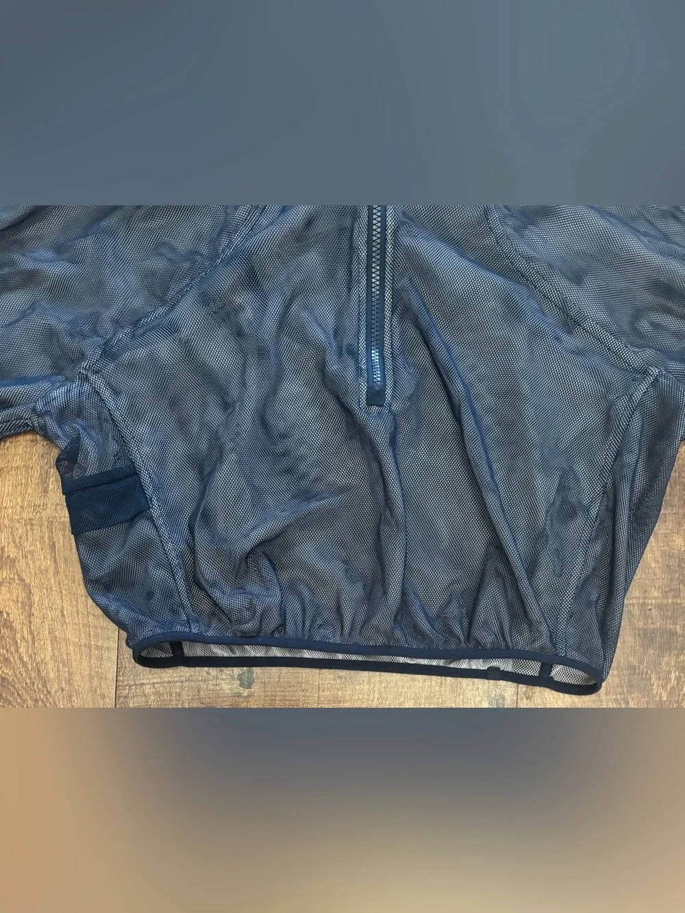Lululemon reversible mesh cropped 1/2 half zip pullover Sz 10